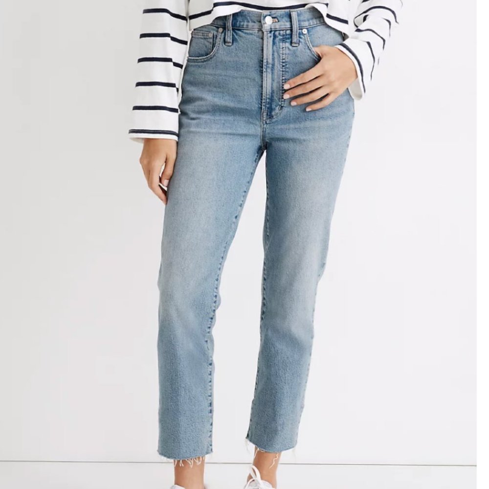 NWT Madewell Perfect Vintage Jean in Ellicott Wash, size 26
